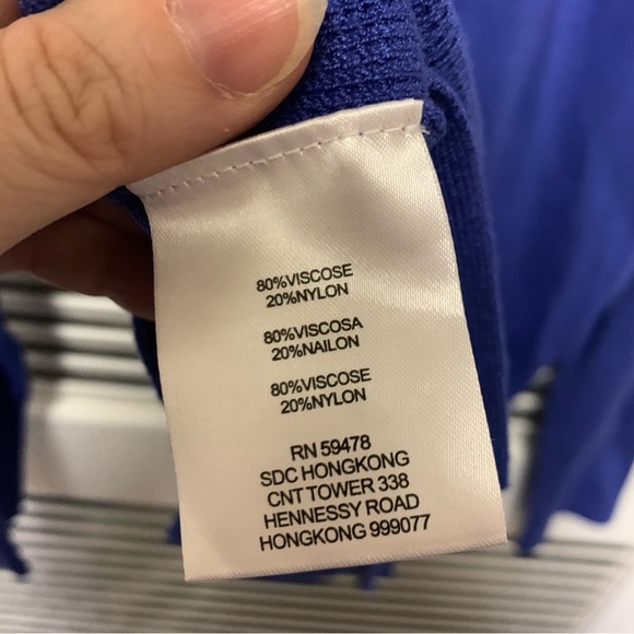 Jones New York blue sweater NWT large - Picture 7 of 7